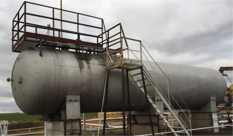 Внешний вид. Резервуары стальные горизонтальные цилиндрические, http://oei-analitika.ru рисунок № 2