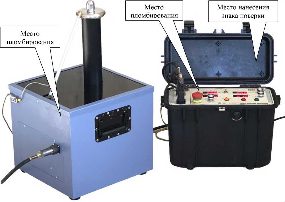 Внешний вид. Аппараты испытания диэлектриков, http://oei-analitika.ru рисунок № 1
