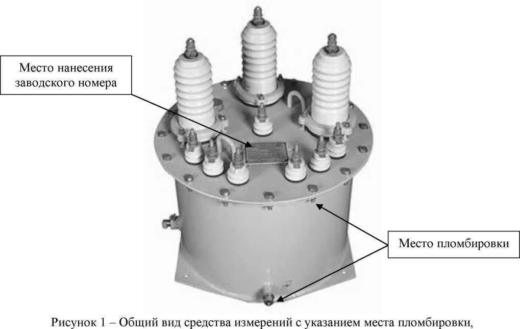Внешний вид средства измерений: Трансформаторы напряжения, заводской номер №4318 