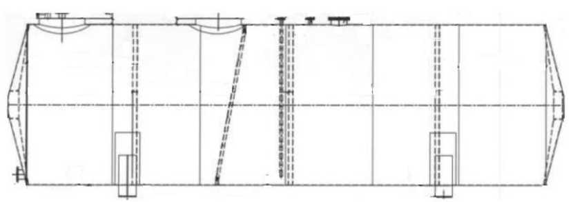 Внешний вид. Резервуары стальные горизонтальные, http://oei-analitika.ru рисунок № 1