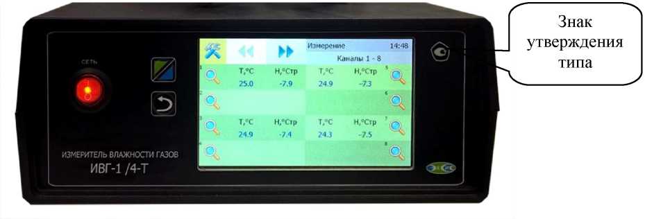 Внешний вид. Измерители влажности газов, http://oei-analitika.ru рисунок № 10