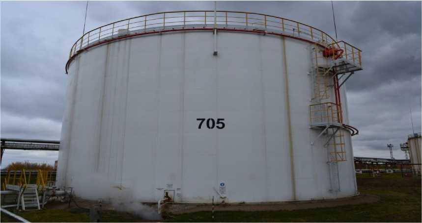 Внешний вид. Резервуары стальные вертикальные цилиндрические (РВС-5000, РВСП-5000), http://oei-analitika.ru 