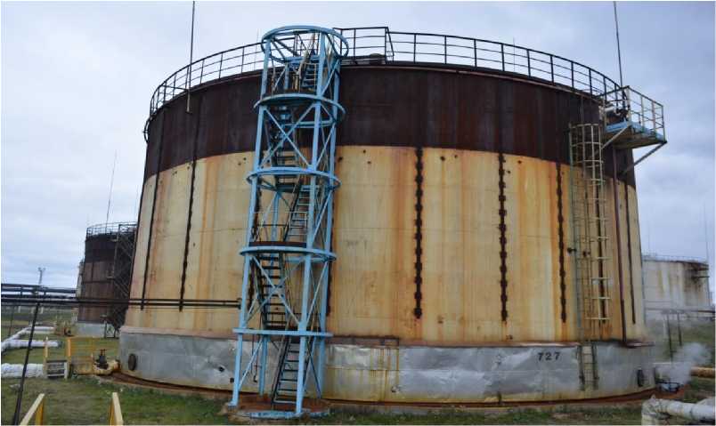 Внешний вид. Резервуары стальные вертикальные цилиндрические, http://oei-analitika.ru рисунок № 8