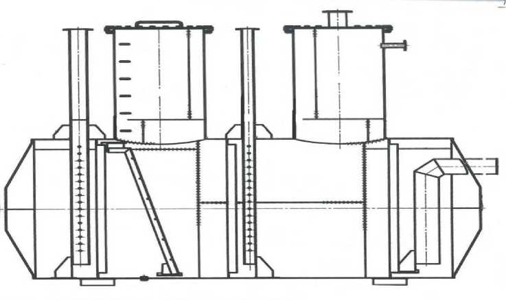 Внешний вид. Резервуары горизонтальные стальные цилиндрические, http://oei-analitika.ru рисунок № 6