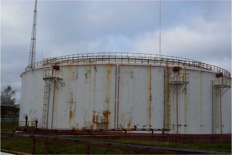 Внешний вид. Резервуары стальные вертикальные цилиндрические сварные, http://oei-analitika.ru рисунок № 1