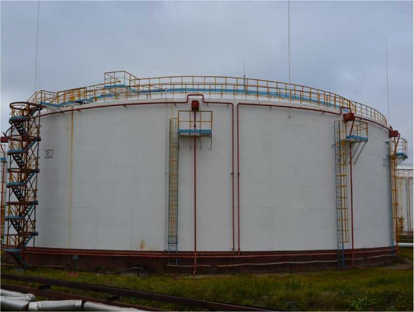 Внешний вид. Резервуары стальные вертикальные цилиндрические сварные, http://oei-analitika.ru рисунок № 2