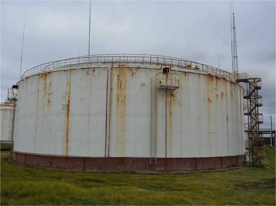 Внешний вид. Резервуары стальные вертикальные цилиндрические сварные, http://oei-analitika.ru рисунок № 5