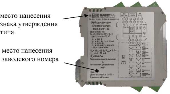 Внешний вид. Преобразователи измерительные (барьеры искрозащиты), http://oei-analitika.ru рисунок № 5