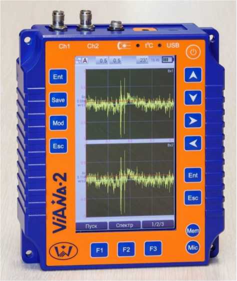 Внешний вид. Анализаторы вибрации двухканальные, http://oei-analitika.ru рисунок № 1