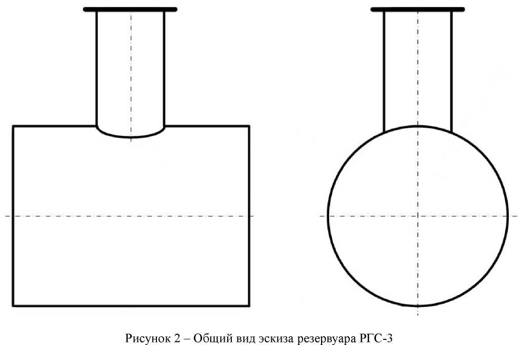 Внешний вид. Резервуар стальной горизонтальный цилиндрический, http://oei-analitika.ru рисунок № 2