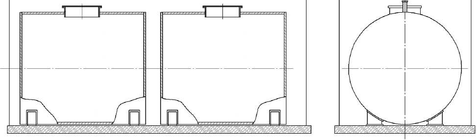 Внешний вид. Резервуары стальные горизонтальные цилиндрические, http://oei-analitika.ru рисунок № 3