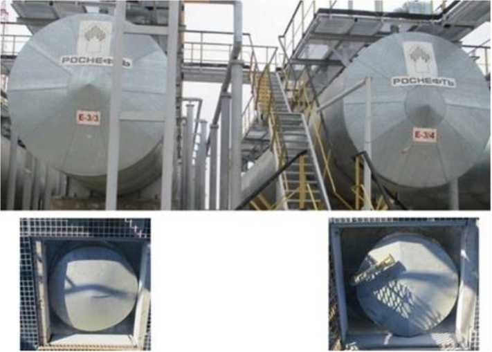 Внешний вид. Резервуары стальные горизонтальные цилиндрические (РГС-200), http://oei-analitika.ru 