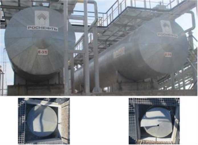 Внешний вид. Резервуары стальные горизонтальные цилиндрические (РГС-200), http://oei-analitika.ru 