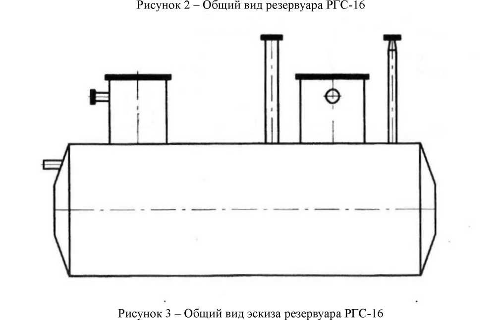 Внешний вид. Резервуар стальной горизонтальный цилиндрический, http://oei-analitika.ru рисунок № 3