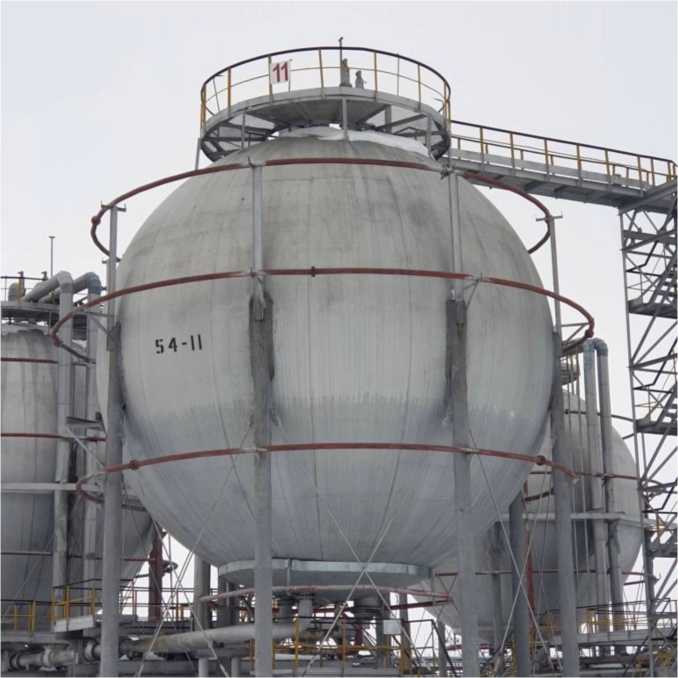 Внешний вид. Резервуары стальные шаровые, http://oei-analitika.ru рисунок № 10