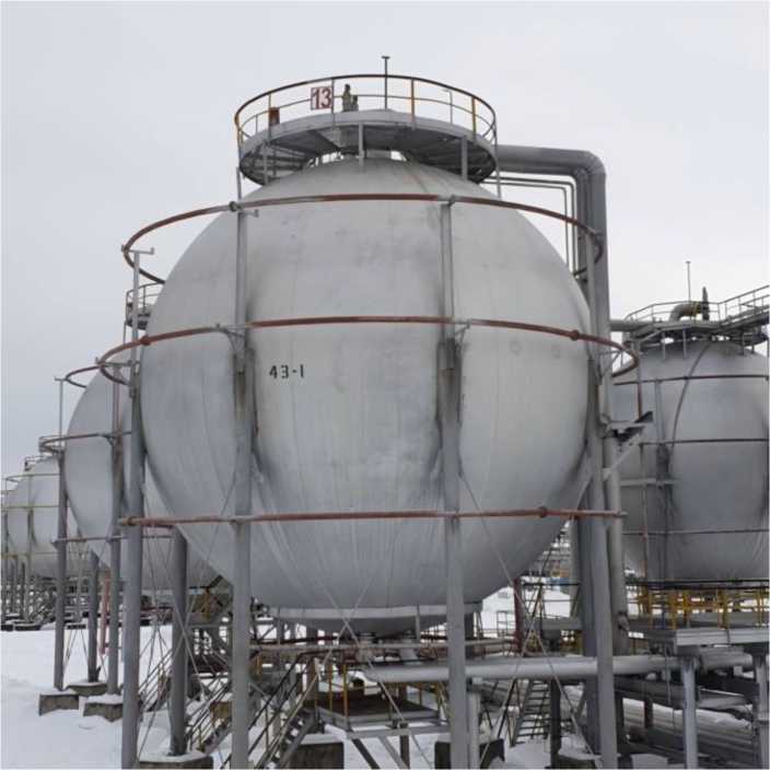 Внешний вид. Резервуары стальные шаровые, http://oei-analitika.ru рисунок № 5