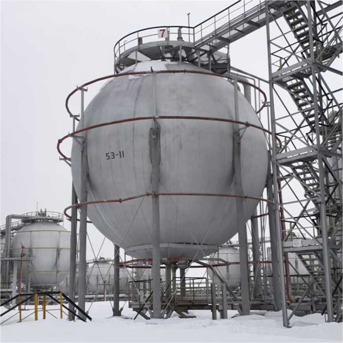 Внешний вид. Резервуары стальные шаровые, http://oei-analitika.ru рисунок № 8