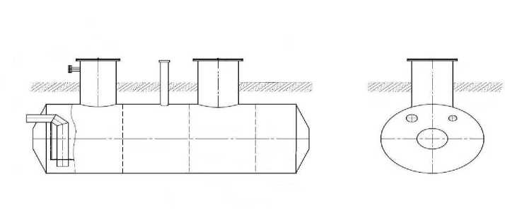Внешний вид. Резервуары горизонтальные стальные, http://oei-analitika.ru рисунок № 1