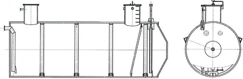 Внешний вид. Резервуары стальные горизонтальные цилиндрические, http://oei-analitika.ru рисунок № 3