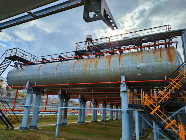 Внешний вид. Резервуары стальные горизонтальные цилиндрические, http://oei-analitika.ru рисунок № 1