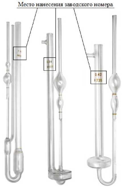 Внешний вид. Вискозиметры стеклянные капиллярные, http://oei-analitika.ru рисунок № 2
