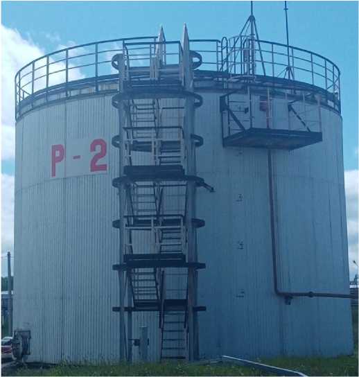 Внешний вид. Резервуар стальной вертикальный цилиндрический, http://oei-analitika.ru рисунок № 1