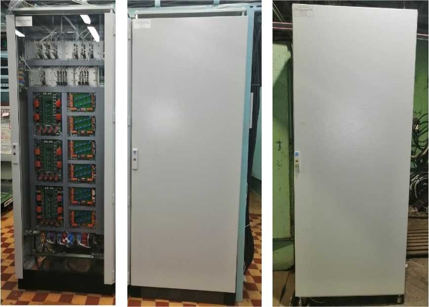 Внешний вид. Каналы измерительные (электрическая часть) единичного экземпляра наземных средств системы управления и аварийной защиты (НС СУ-САЗ) для проведения стендовых испытаний блока первой ступени РН 