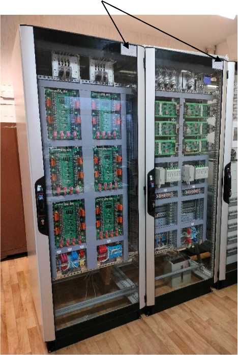 Внешний вид. Каналы измерительные (электрическая часть) единичного экземпляра автоматизированной системы управления стенда №1 цеха 51 ОП