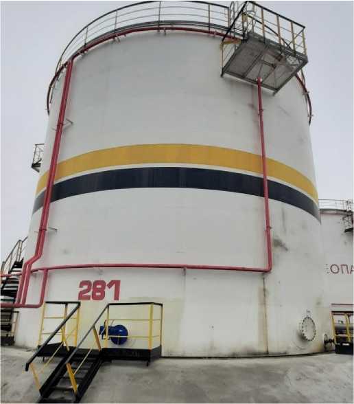 Внешний вид. Резервуары стальные вертикальные цилиндрические с понтоном, http://oei-analitika.ru рисунок № 4