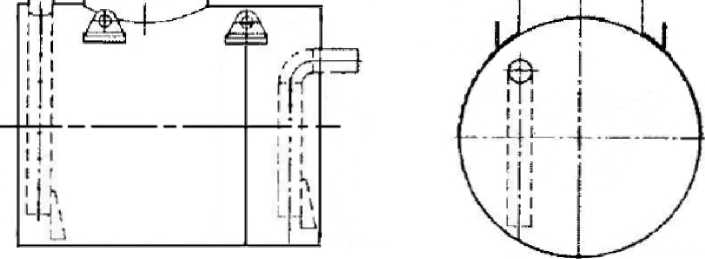Внешний вид. Резервуар стальной горизонтальный цилиндрический, http://oei-analitika.ru рисунок № 2