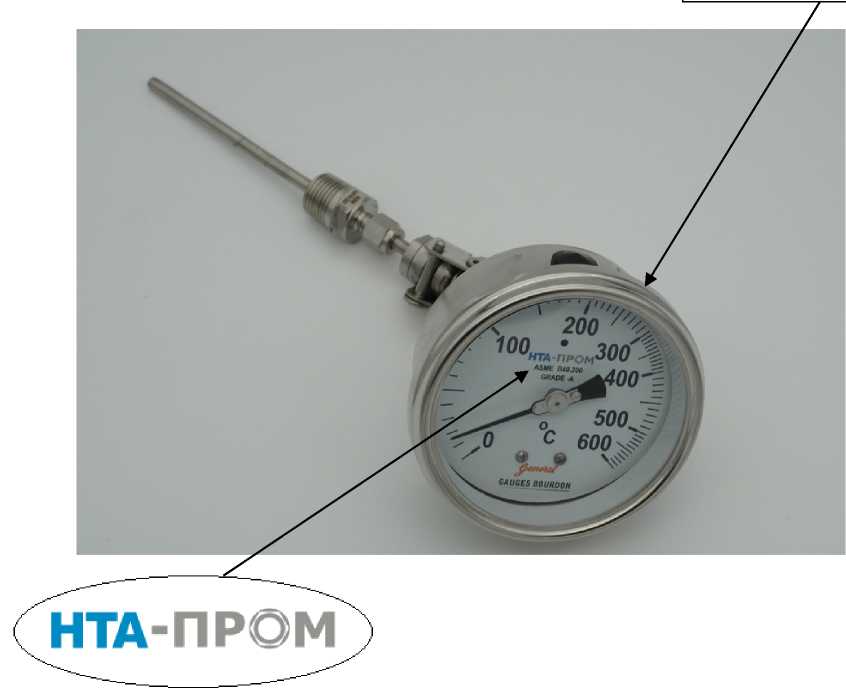Внешний вид. Термометры биметаллические BDT, http://oei-analitika.ru рисунок № 2