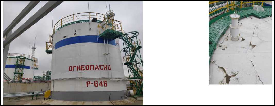 Внешний вид. Резервуар стальной вертикальный цилиндрический, http://oei-analitika.ru рисунок № 10