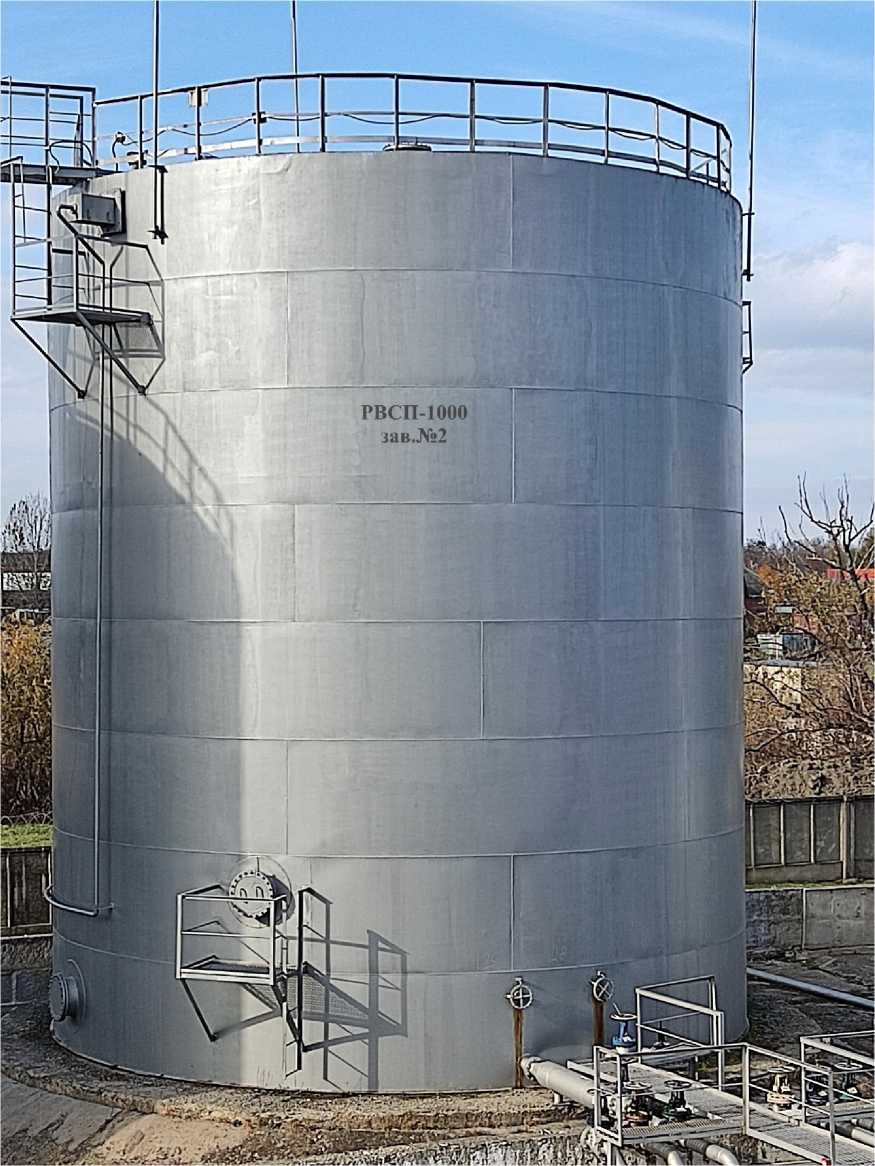 Внешний вид. Резервуары вертикальные стальные цилиндрические с понтоном, http://oei-analitika.ru рисунок № 1