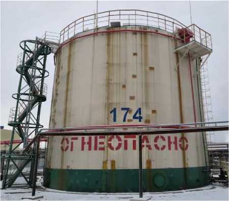 Внешний вид. Резервуары стальные вертикальные цилиндрические, http://oei-analitika.ru рисунок № 8