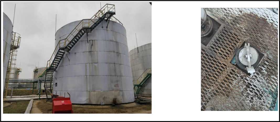 Внешний вид. Резервуары стальные вертикальные цилиндрические, http://oei-analitika.ru рисунок № 4
