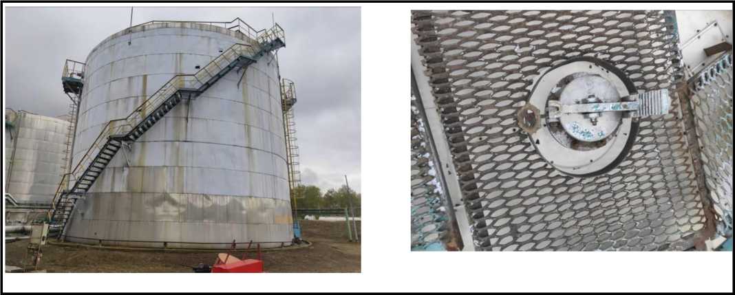 Внешний вид. Резервуары стальные вертикальные цилиндрические, http://oei-analitika.ru рисунок № 9