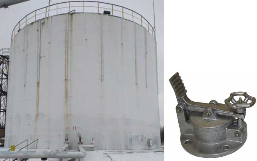 Внешний вид. Резервуар стальной вертикальный цилиндрический, http://oei-analitika.ru рисунок № 1