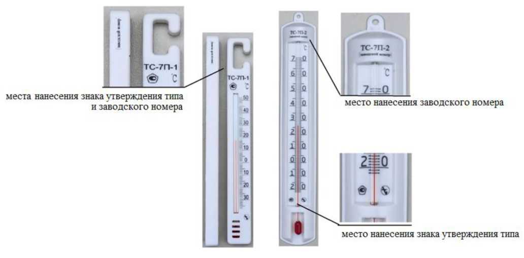 Внешний вид. Термометры стеклянные, http://oei-analitika.ru рисунок № 1