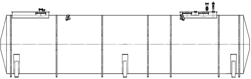 Внешний вид. Резервуары стальные горизонтальные цилиндрические, http://oei-analitika.ru рисунок № 10