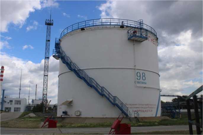 Внешний вид. Резервуары стальные вертикальные цилиндрические, http://oei-analitika.ru рисунок № 2