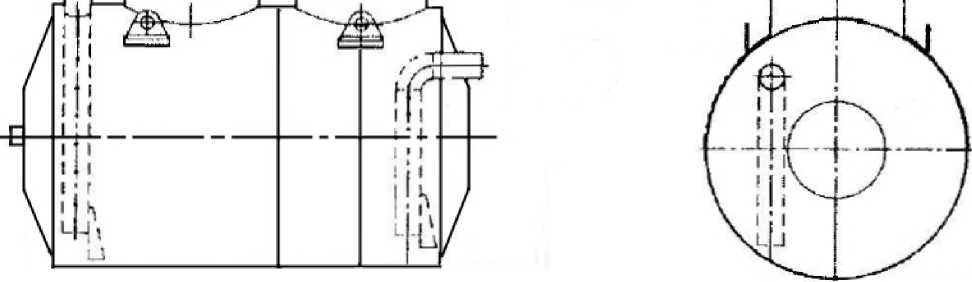 Внешний вид. Резервуары стальные горизонтальные цилиндрические, http://oei-analitika.ru рисунок № 2