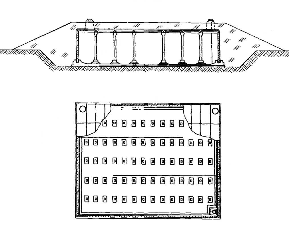 Внешний вид. Резервуар вертикальный железобетонный прямоугольный, http://oei-analitika.ru рисунок № 1