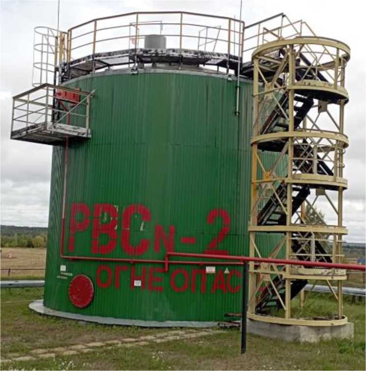 Внешний вид. Резервуар стальной вертикальный цилиндрический теплоизолированный, http://oei-analitika.ru рисунок № 2