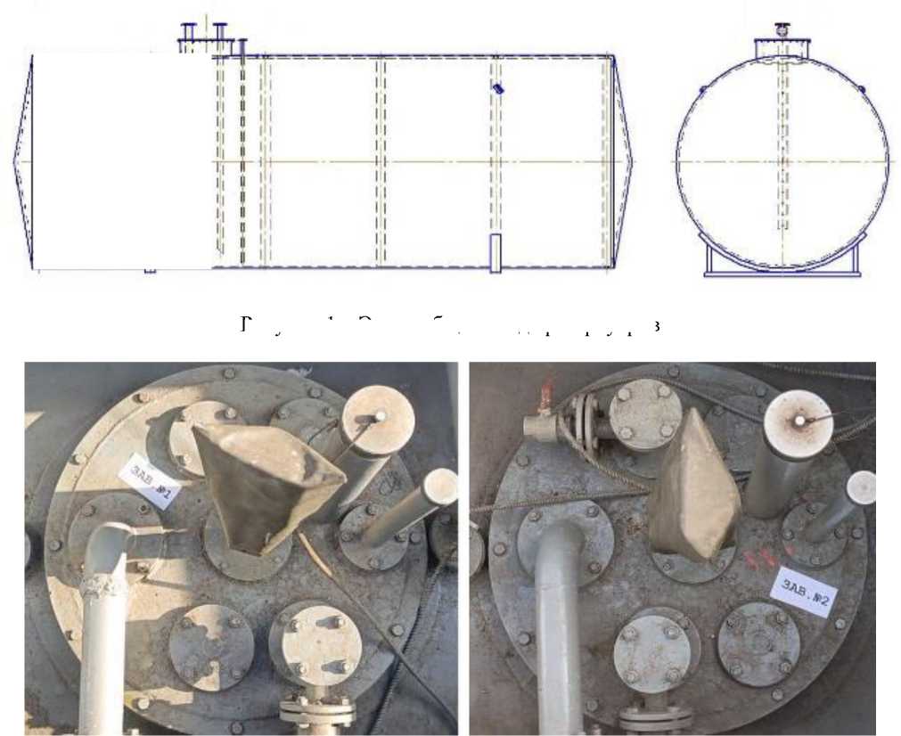 Внешний вид. Резервуары стальные горизонтальные цилиндрические, http://oei-analitika.ru рисунок № 1