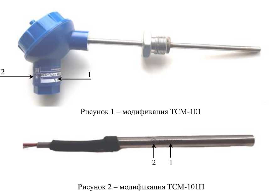 Внешний вид. Термопреобразователи сопротивления медные, http://oei-analitika.ru рисунок № 2