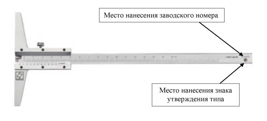 Внешний вид. Штангенглубиномеры, http://oei-analitika.ru рисунок № 1