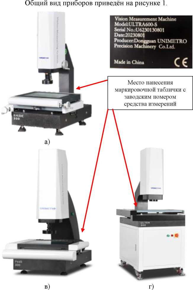 Внешний вид. Микроскопы видеоизмерительные консольные, http://oei-analitika.ru рисунок № 1