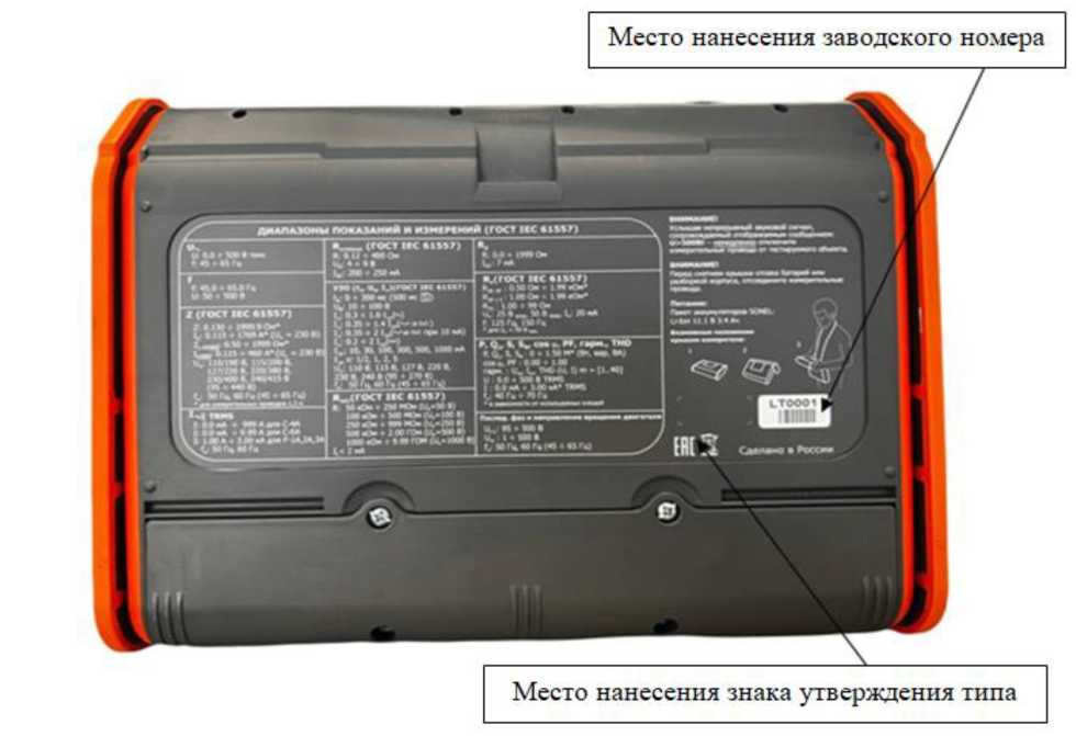 Внешний вид. Измерители параметров электробезопасности электроустановок, http://oei-analitika.ru рисунок № 2