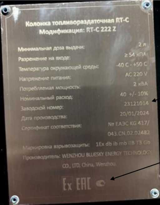 Внешний вид. Колонки топливораздаточные, http://oei-analitika.ru рисунок № 5