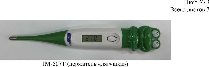 Внешний вид. Термометры медицинские электронные